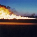 WWII Flame Thrower exhibition Odessa, NY 1999